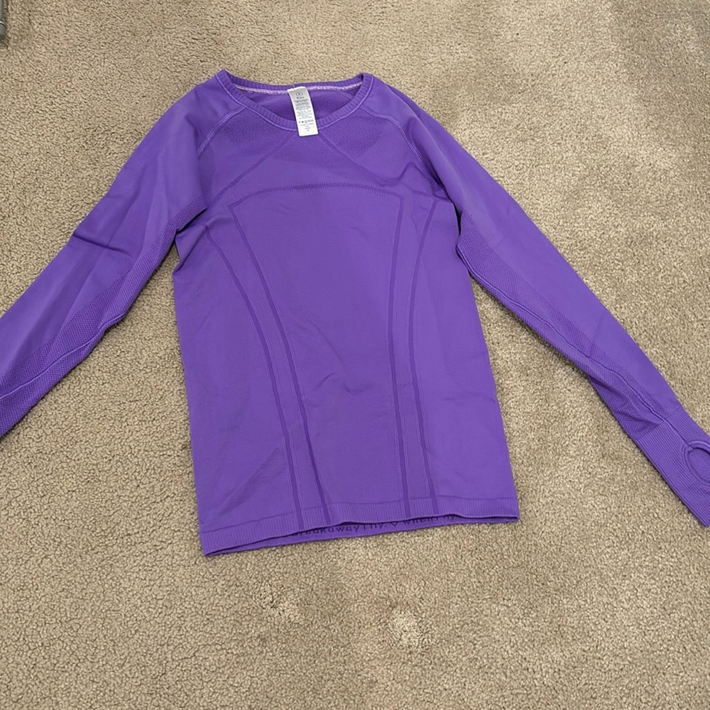 Ivviva size 8 purple long sleeve “swiftly”